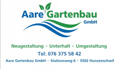 Aare Gartenbau GmbH, Hunzenschwil Aare Gartenbau GmbH, Hunzenschwil